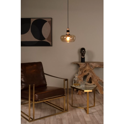 ILONA - Lampa wisząca - Ø 30 cm - 1xE27 - Amber 45408/30/62 Lucide